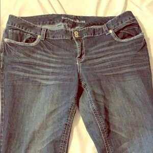 Rhythm Blue Jeans Bootcut SZ 22